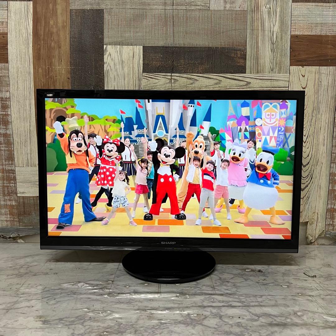 即日受渡❣️全国送料込シャープAQUOS24型TV裏番組録画可能Wチューナー搭載
