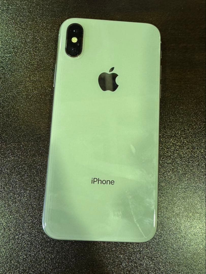 g1645 Apple iPhone X ホワイト64GB 初期化済み