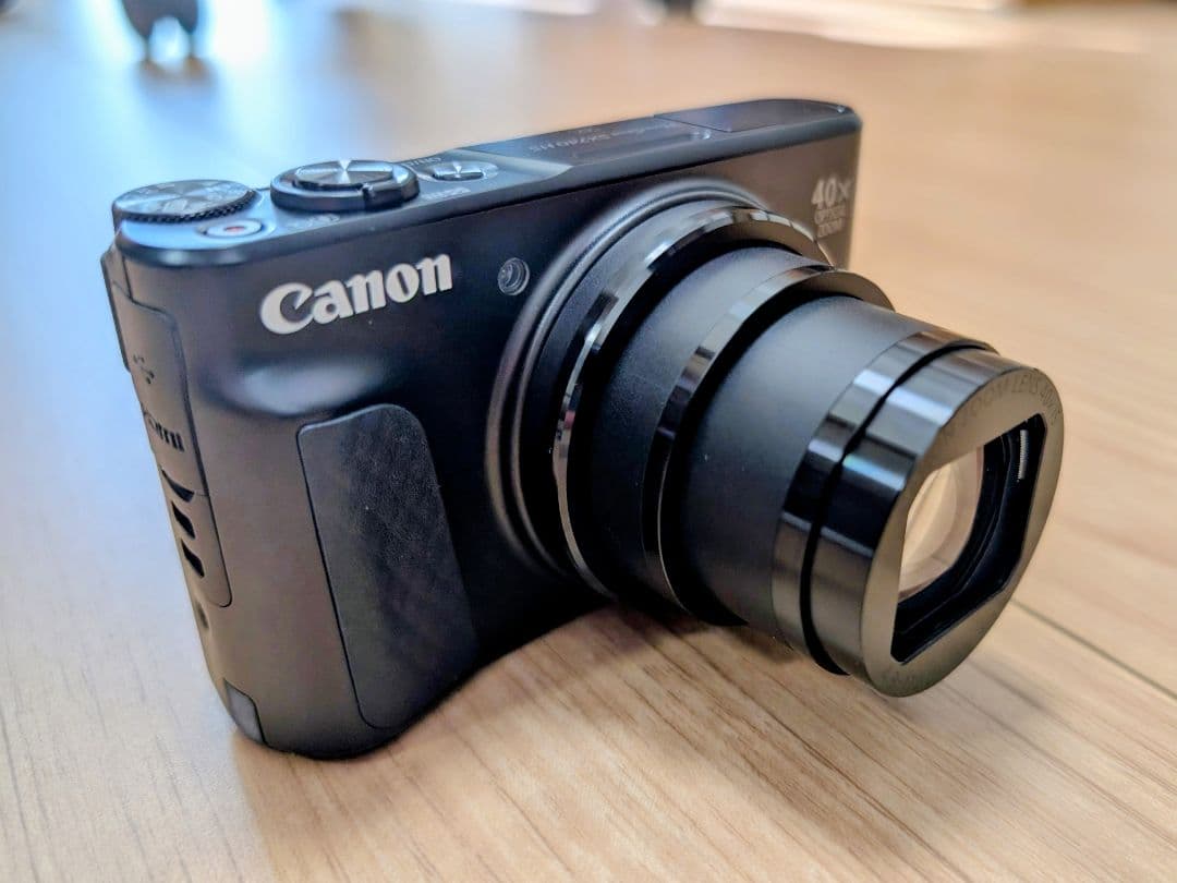 【美品】Canon PowerShot SX740 HS ブラック ケース付き
