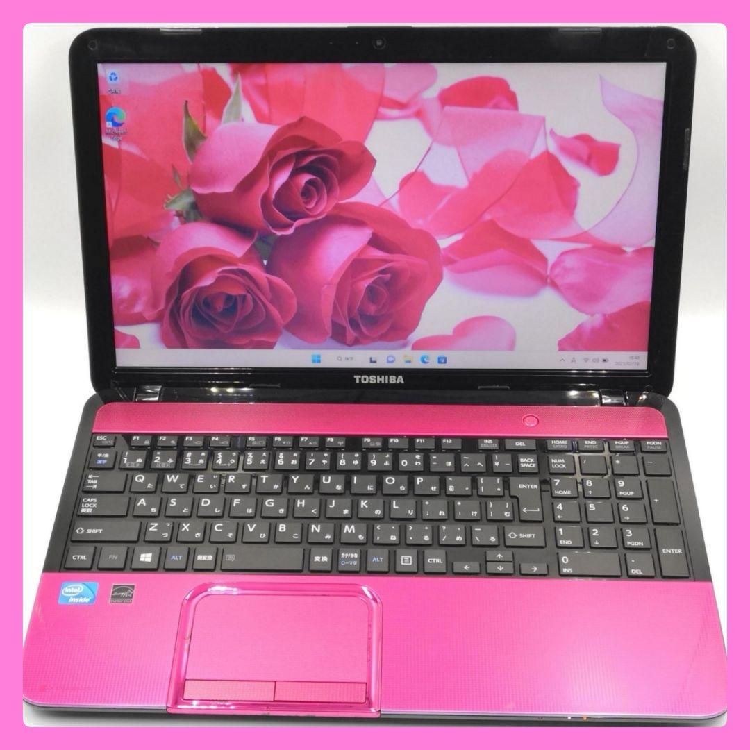 可愛いピンク♥ サクサク快適 Core i7 ノートパソコン Windows11