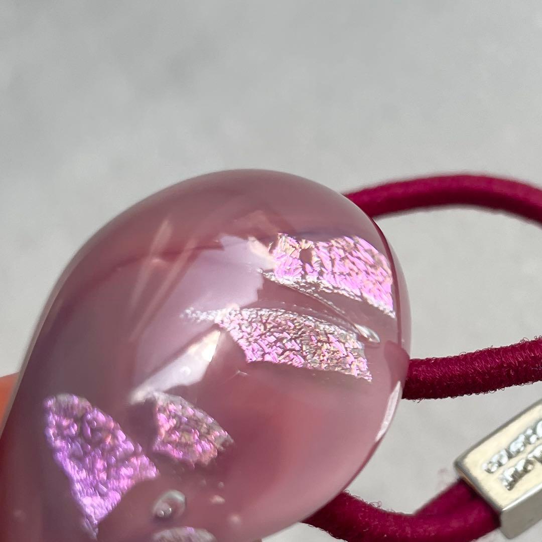 コレットマルーフ グラスポニー 箔入り ピンク