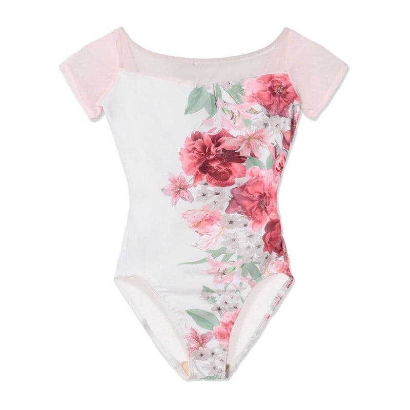 お値下げ　チャコット　永久メイ　レオタード　キャップスリーブ　Lサイズ