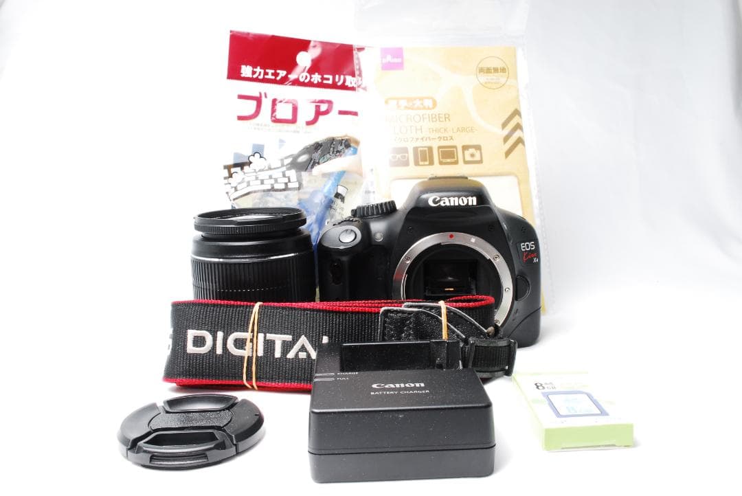 Canon Kiss x4 レンズセット スマホ転送 訳アリ動作品 オマケあり