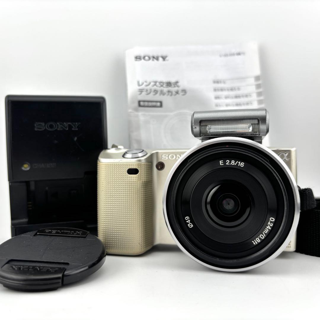 【完動品】SONY ミラーレス一眼 NEX-5 動作保証　ソニー