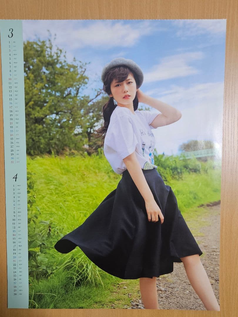 小芝風花　2019カレンダー 直筆サイン入り