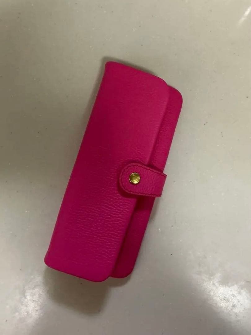 【新品未使用】HUKURO ペンケース 限定ピンク 牛革 本革 レザー