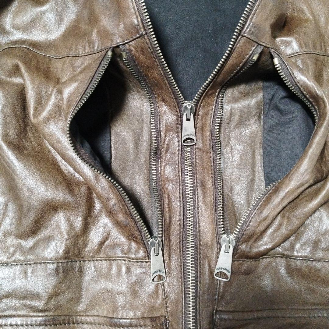 Giorgio Brato レザージャケット　ジョルジオブラット　羊革　46