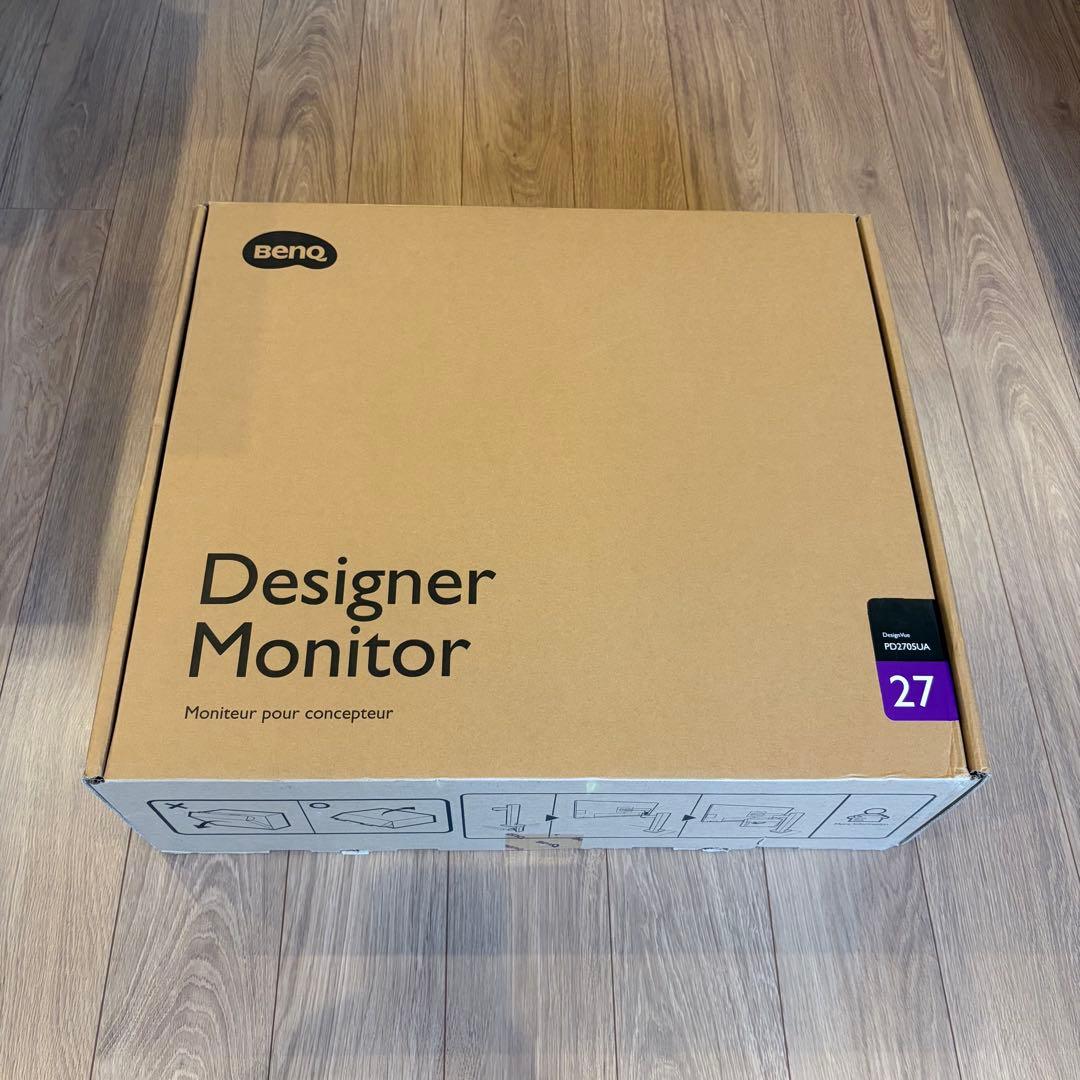 BenQ PD2705UA モニターアーム付属4Kモニター