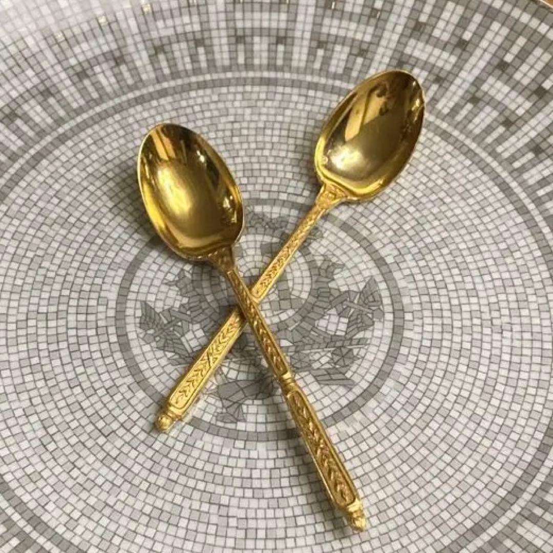 【Christofle】モカスプーン /10.5cm 2点【Natacha】