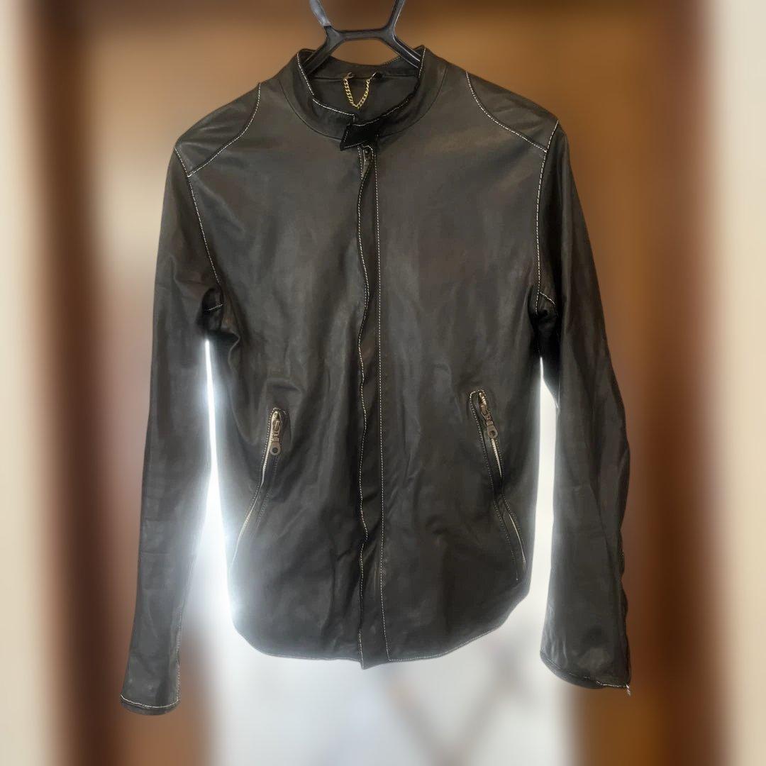 sisii ブラックレザージャケット