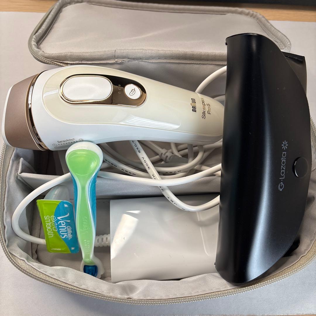 ブラウン シルクエキスパート Pro5 脱毛　脱毛器 専用ケース付き