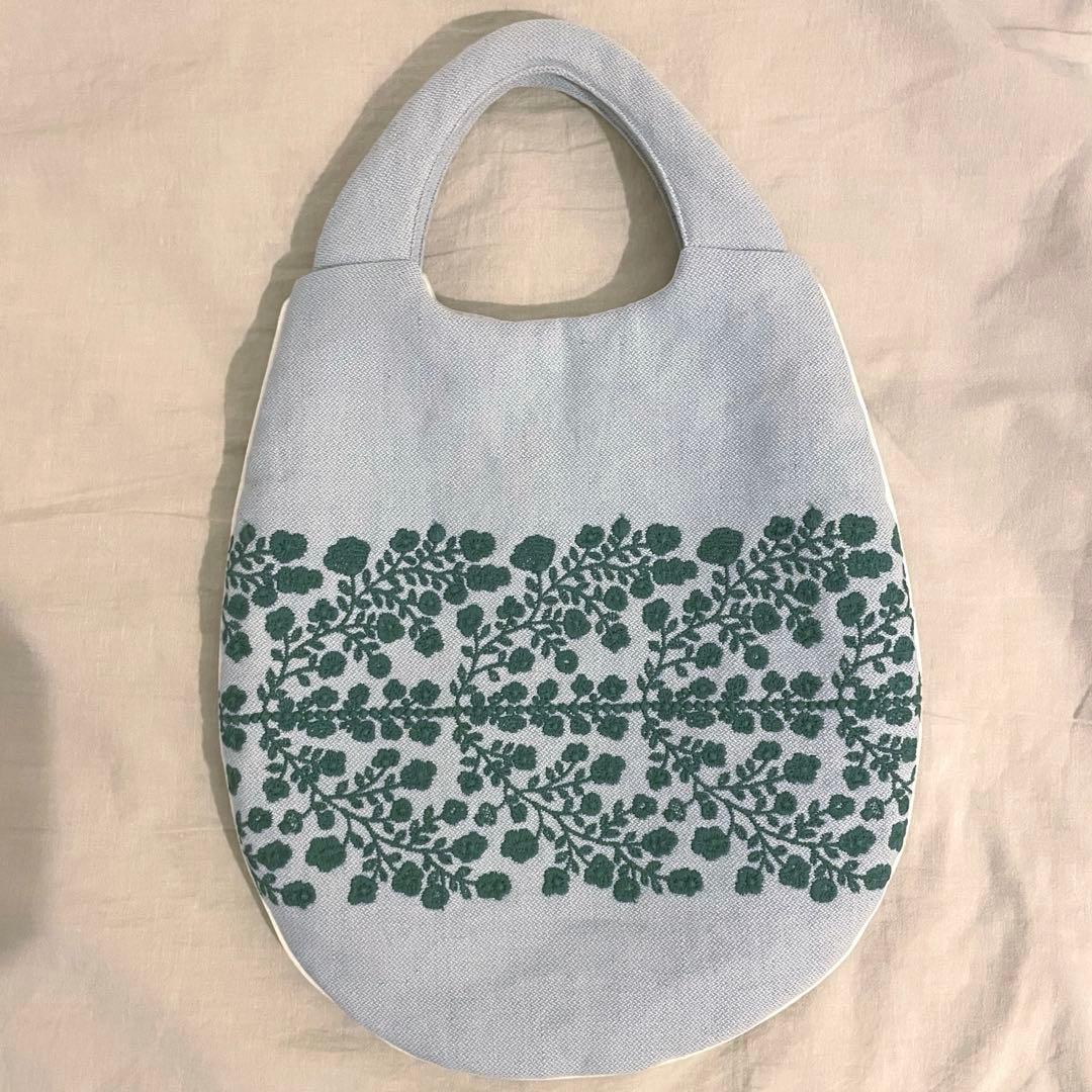 ミナペルホネン エッグバッグ floraleaf