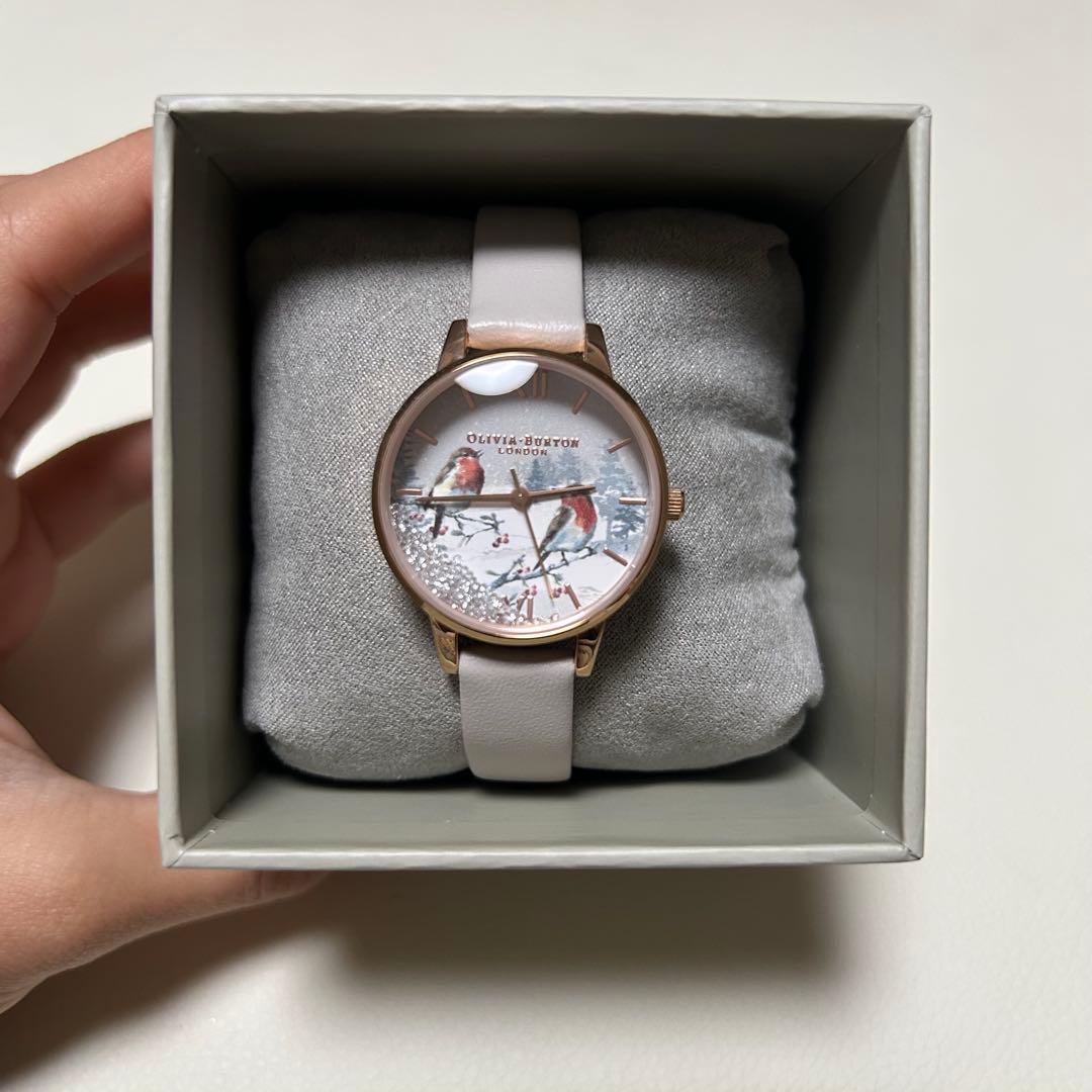 【OLIVIA BURTON】伊勢丹新宿店限定 腕時計 鳥 レザーベルト