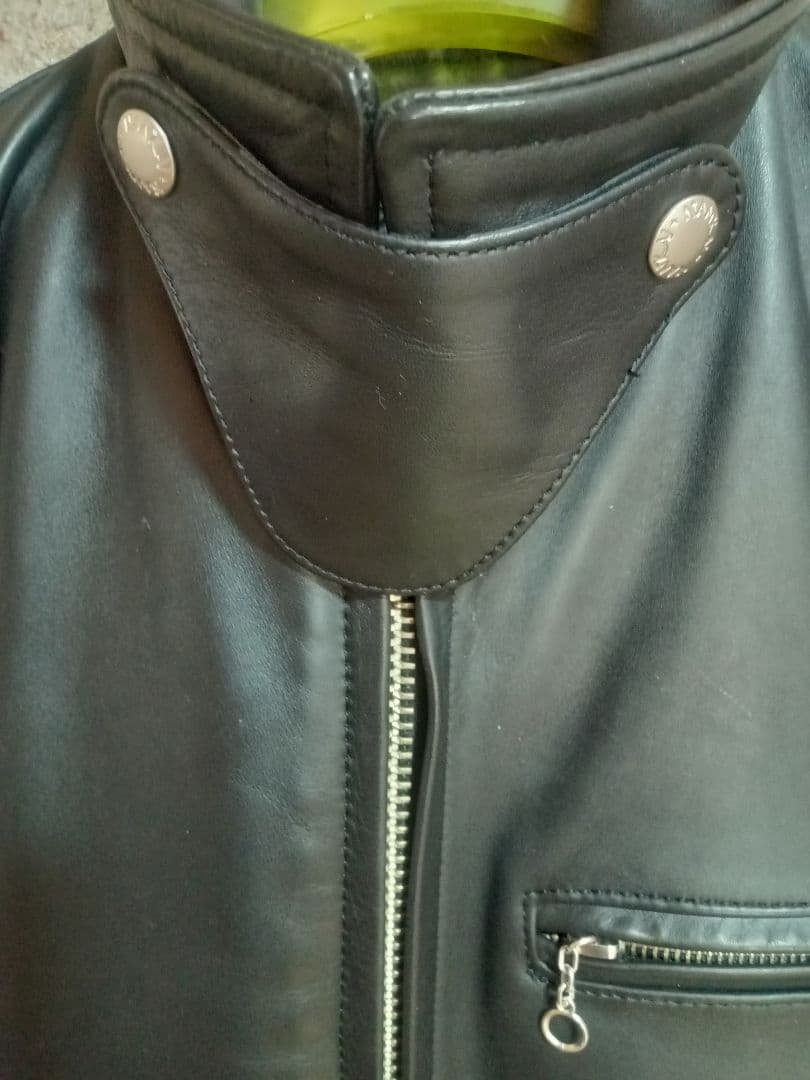 NANKAI シングルレザーライダースジャケット