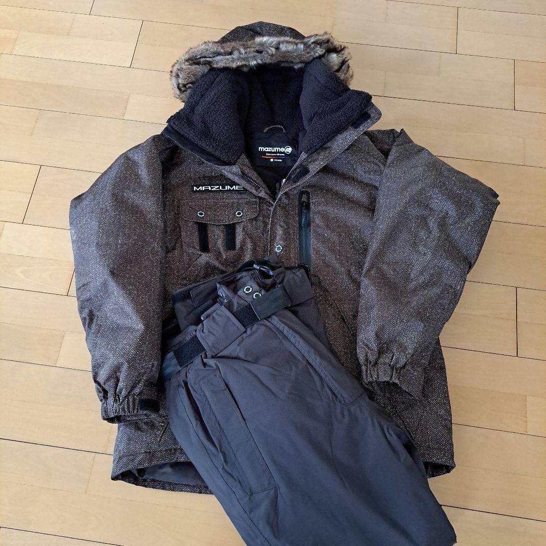 マズメ MZFW-793 コアオールウェザースーツ ブラウンヘリンボーン LL