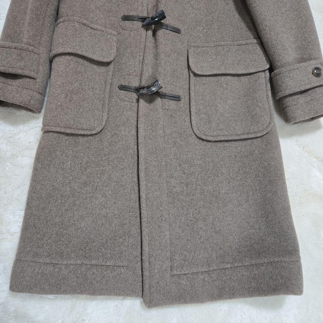 新品 ロンドントラディション ダッフルコート ロング丈 ウール メルトン モカ
