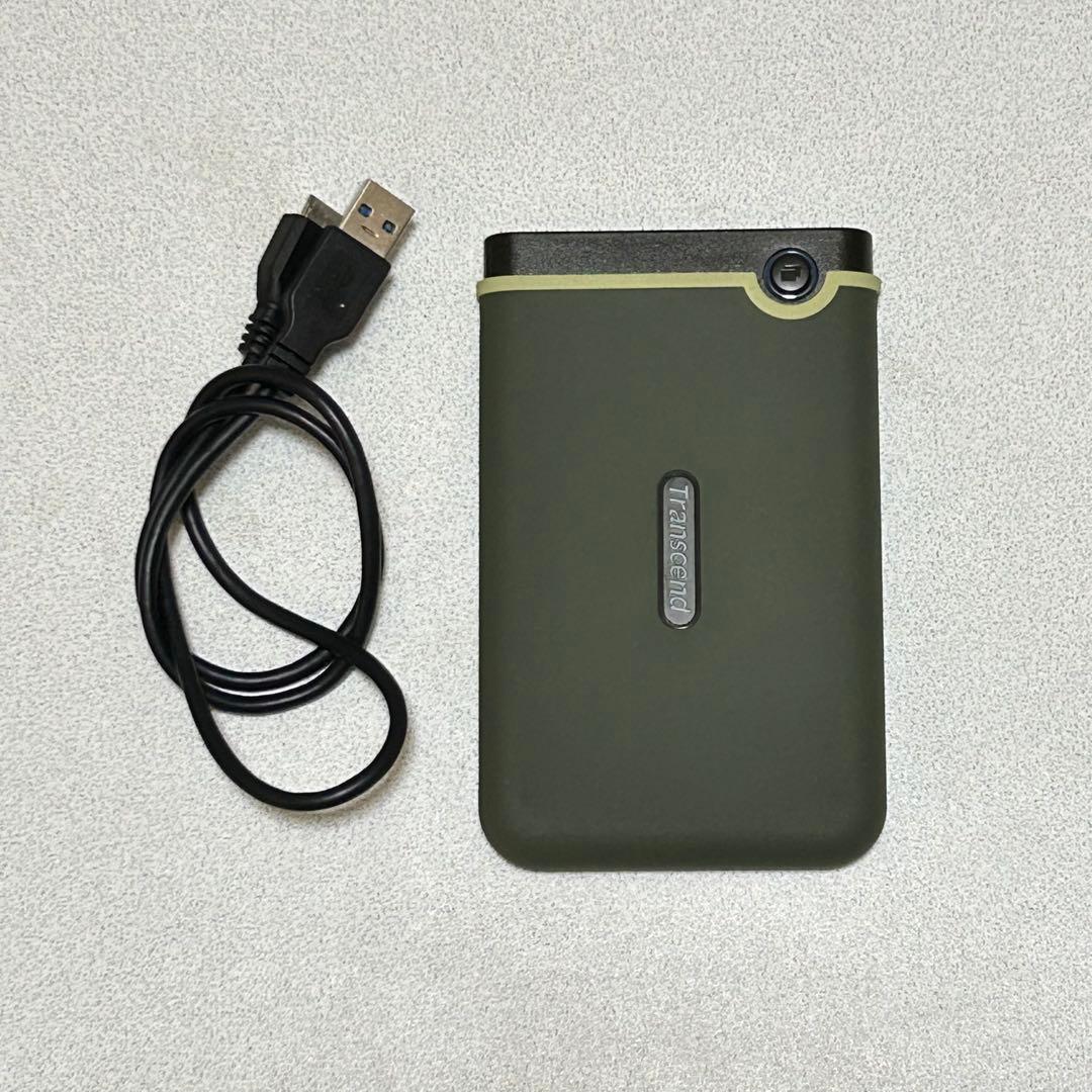 【美品】Transcend ポータブルHDD 2TB 25M3G