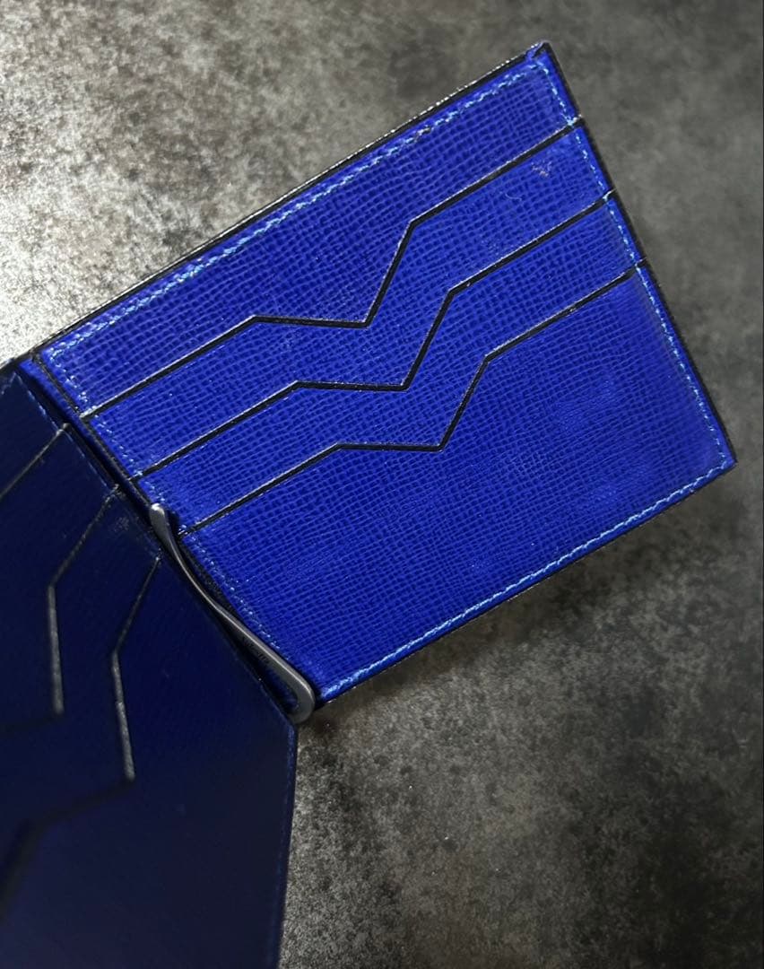 Valextra/ヴァレクストラ/マネークリップ/ロイヤルブルー