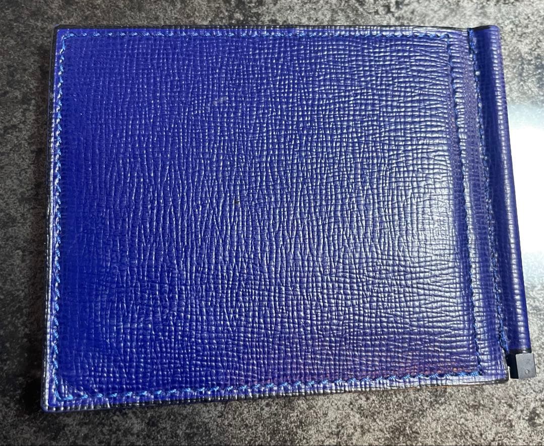 Valextra/ヴァレクストラ/マネークリップ/ロイヤルブルー