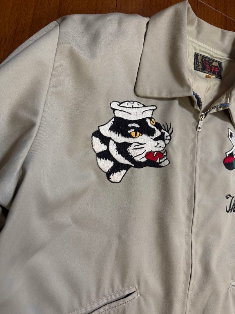 雰囲気抜群 TAILOR東洋 スーベニアジャケット USMC 髑髏 L