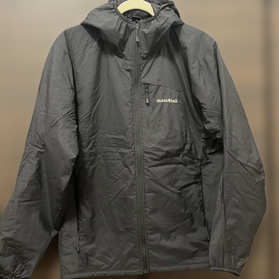 mont-bell EXライト　サーマラップパーカ　ブラック　Lサイズ
