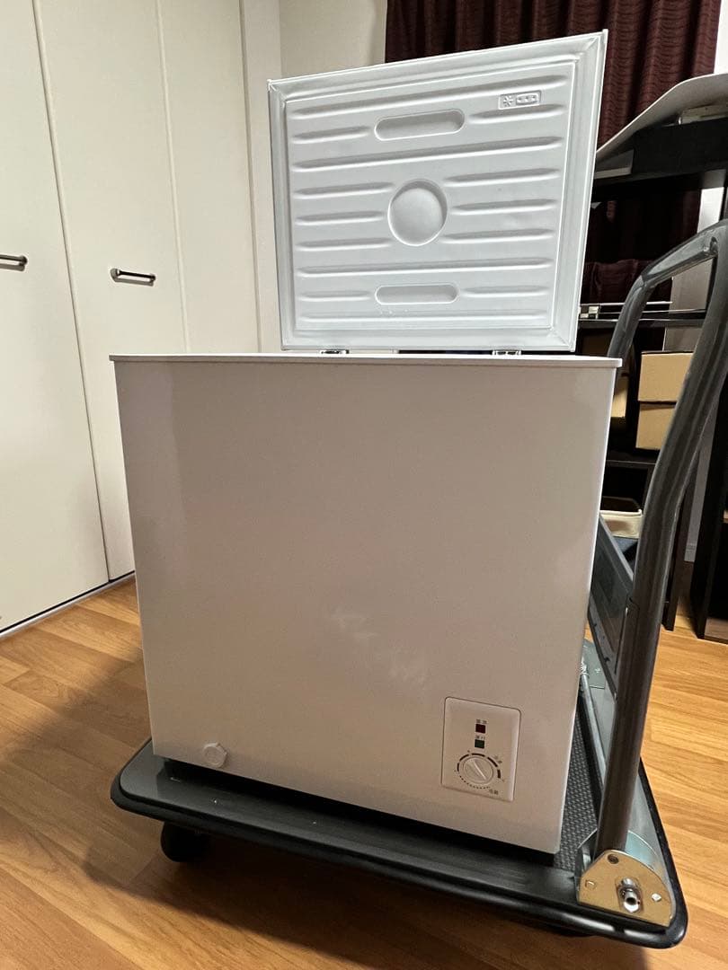 【MAXZEN】家庭用上開き冷蔵or冷凍庫66L ノンフロン チェストフリーザー