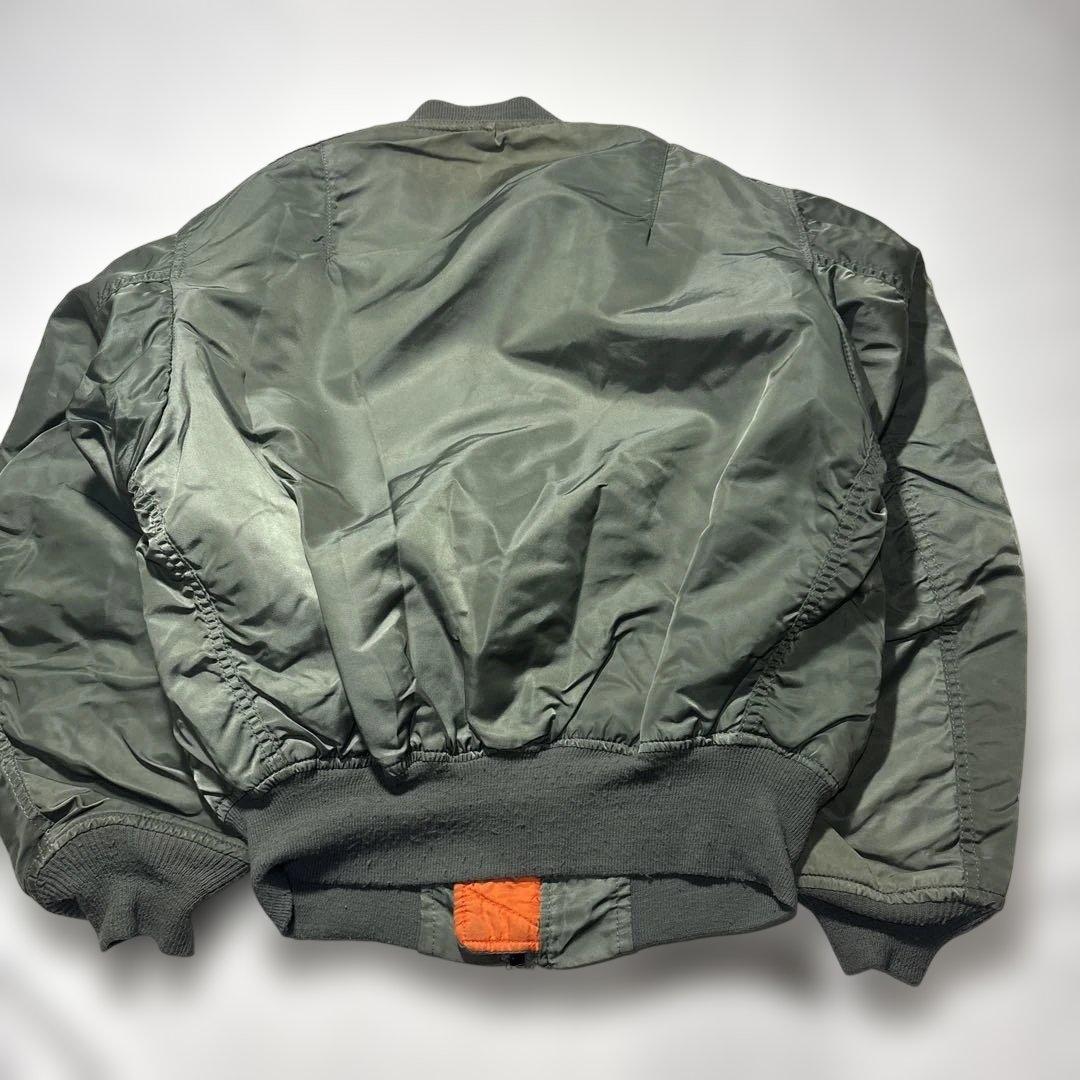 alpha ma-1 フライトジャケット　usa製　medium オリーブ