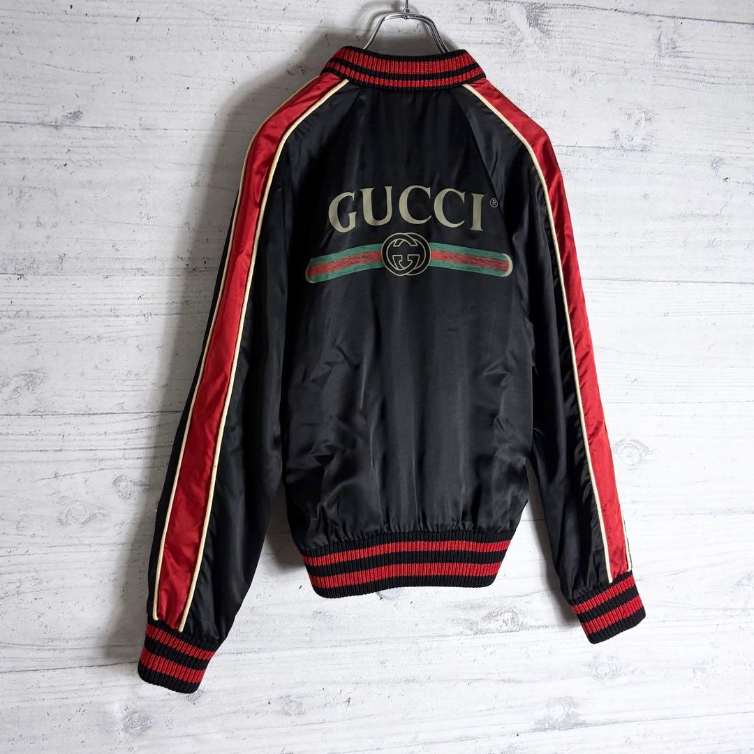 グッチ ボンバージャケットSpiritismo スカジャン シェリー M相当