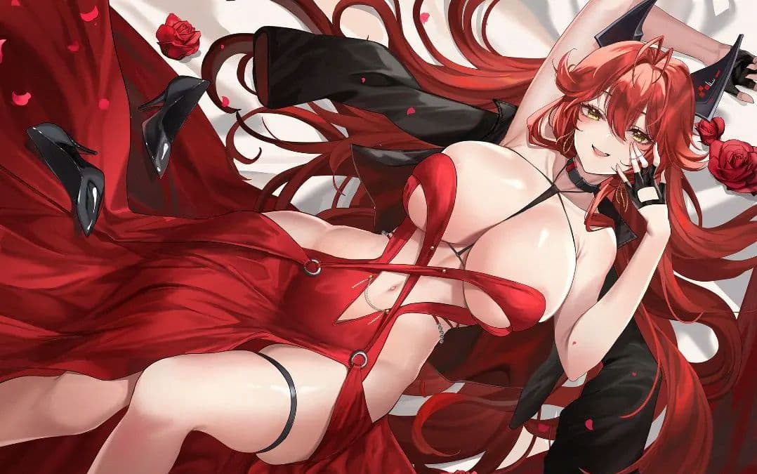 童*磨様 勝利の女神：NIKKE　メガニケ　レッドフード　プレイマット