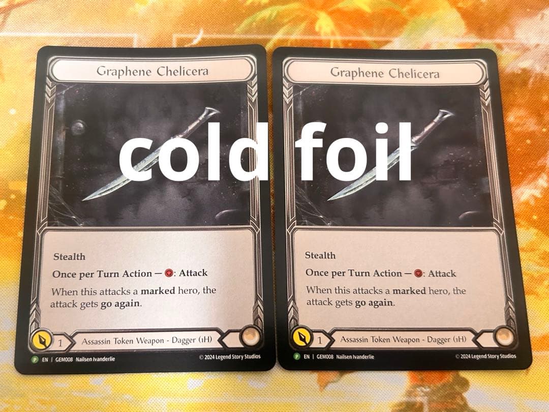 Graphene Chelicera / グラフェンの鋏角　2枚セット