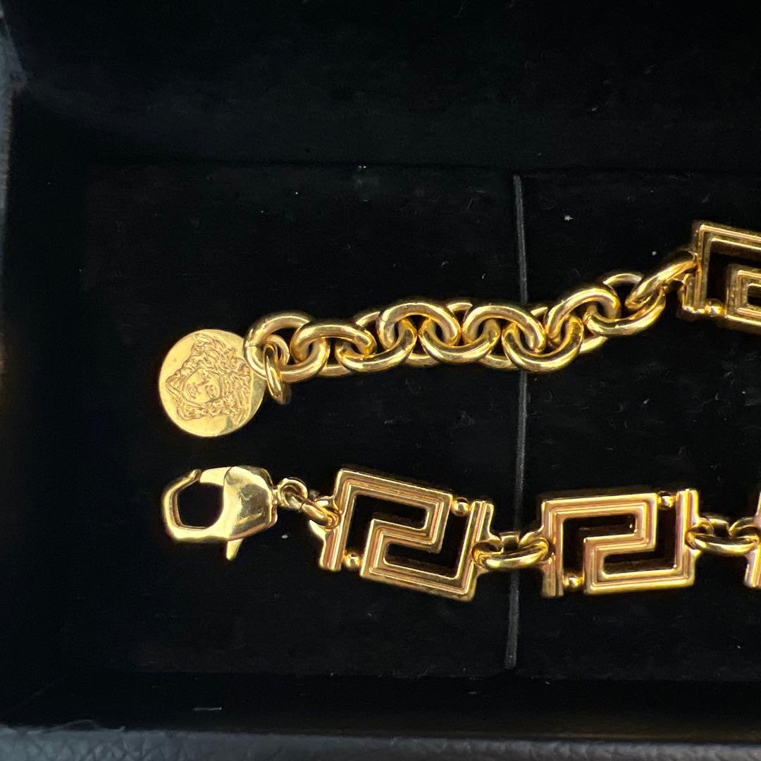 Versace グレカネックレス　ゴールド