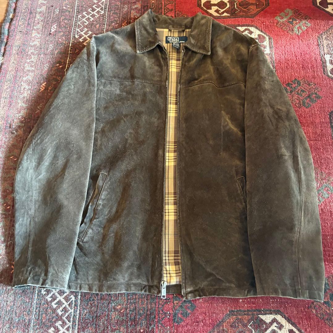 【90s】Polo Ralph Lauren レザー スエードジャケット RRL