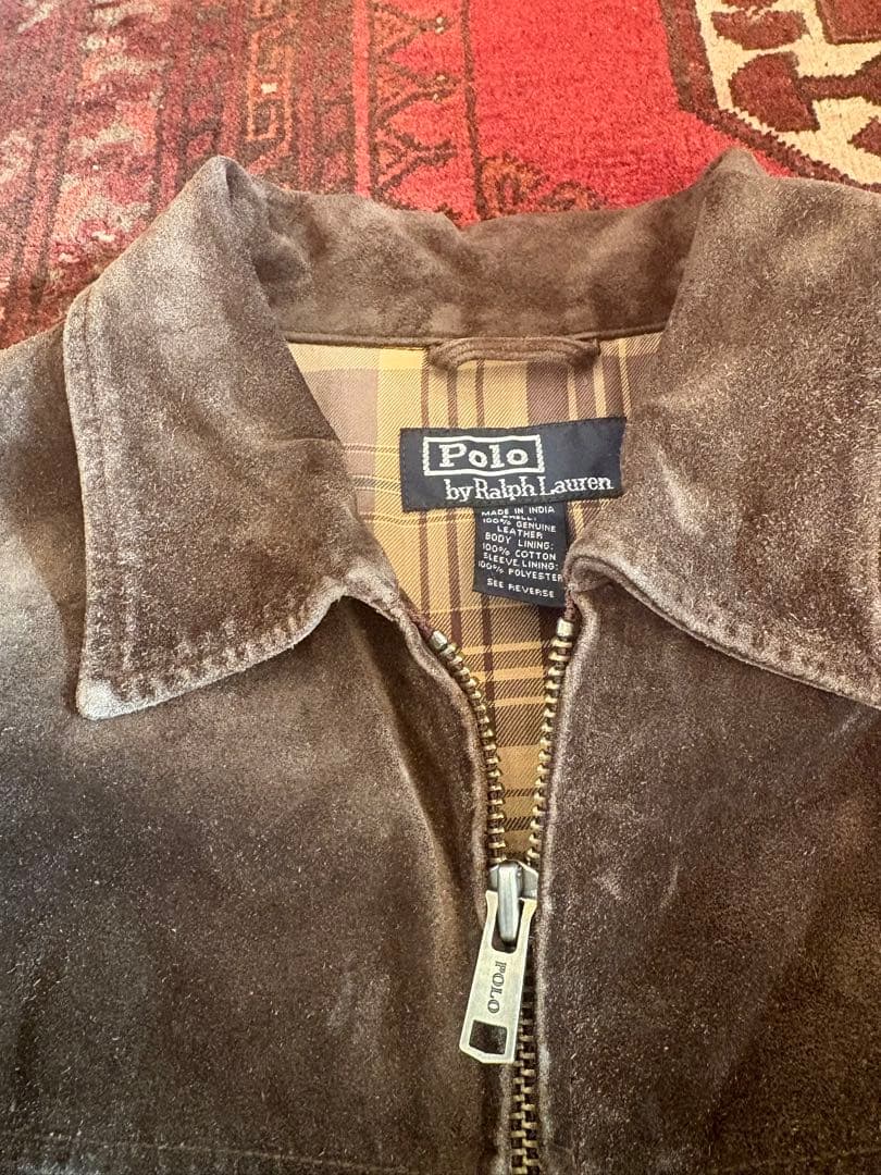 【90s】Polo Ralph Lauren レザー スエードジャケット RRL