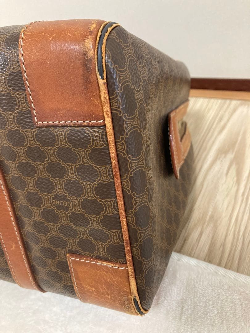セリーヌ CELINE ボストンバッグ マカダム柄