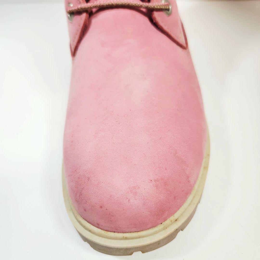 Timberland 14インチ プレミアムロングブーツ 13ホール ピンク