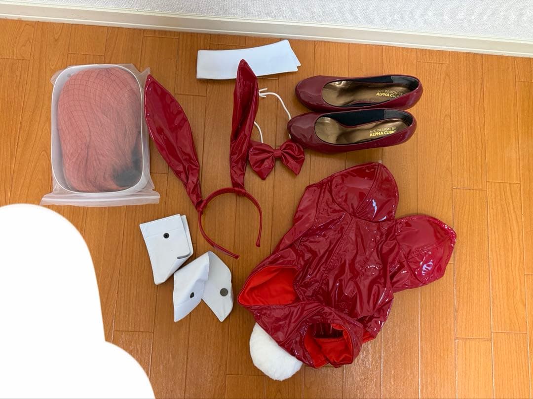 U*i様 ブルーアーカイブ　美甘ネル　バニー　コスプレ　衣装　ウィッグ　靴　ブル