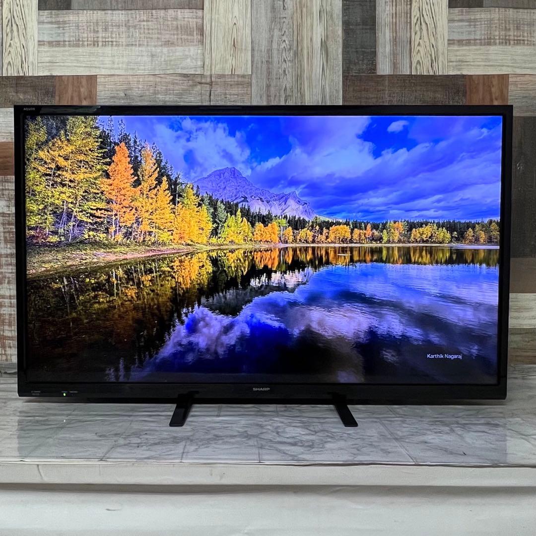 即日受渡❣️全国送料込シャープ AQUOS 40型液晶テレビ　裏番組録画対応