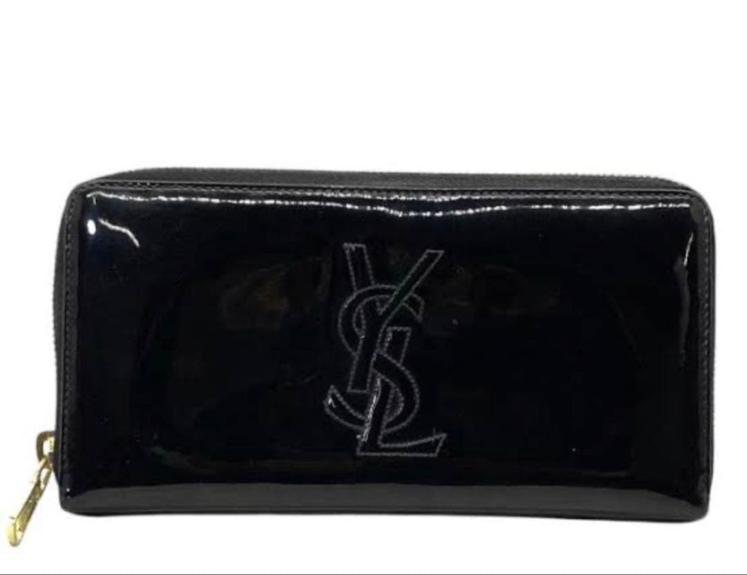 【男女兼用】美品　YSL サンローラン　ブラック 長財布