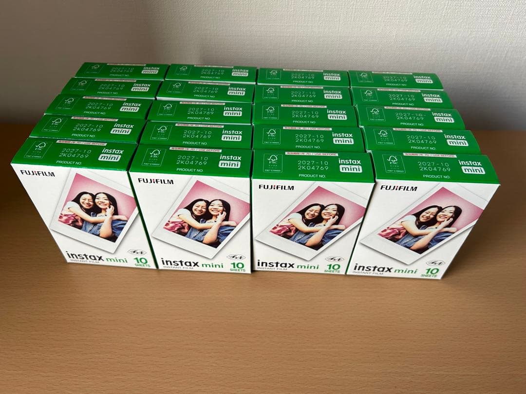 instax 富士フイルム チェキ用フィルム 10枚入×20個 FUJIFILM