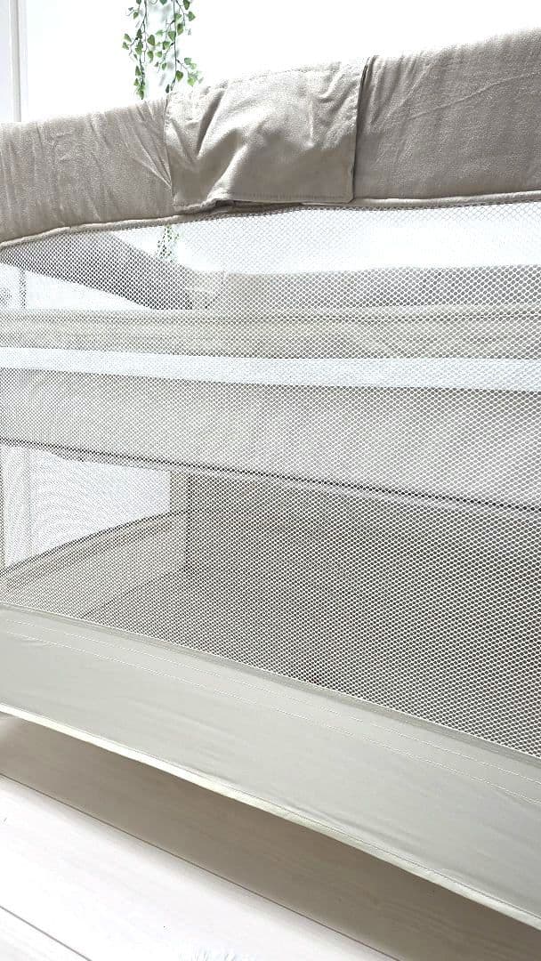 【Aprica ココネルエアープラス】アップリカ ベビーベッド シュークリーム