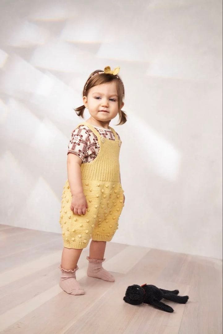 misha and puff◇18-24m popcorn romper