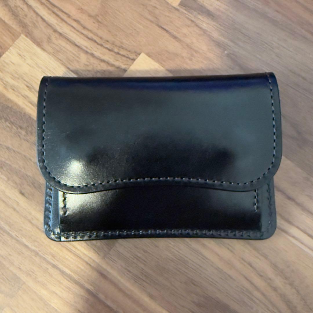 小物 WILDSWANS TONGUE SADDLE PULL UP Black