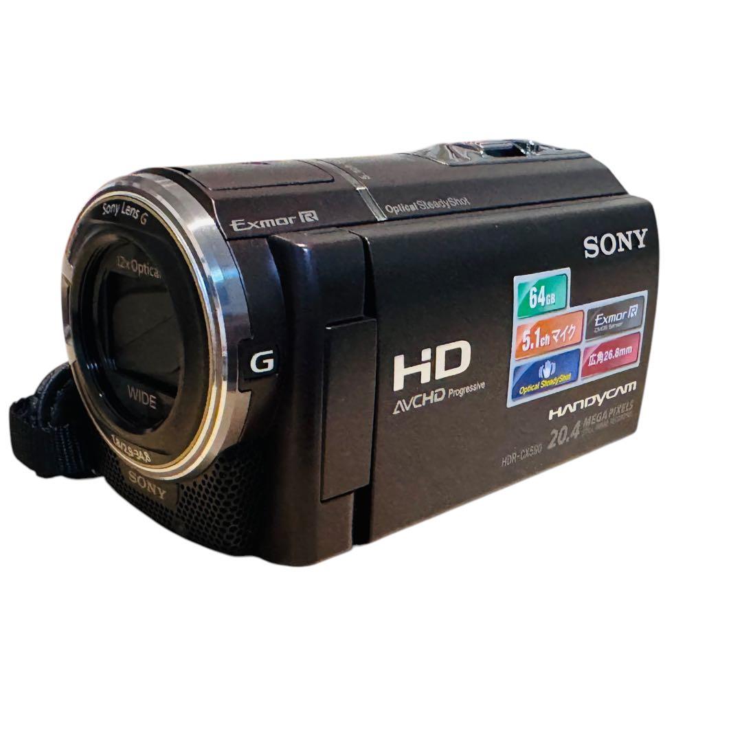 スピード配送　SONY HDR-CX590V バッテリー２個付