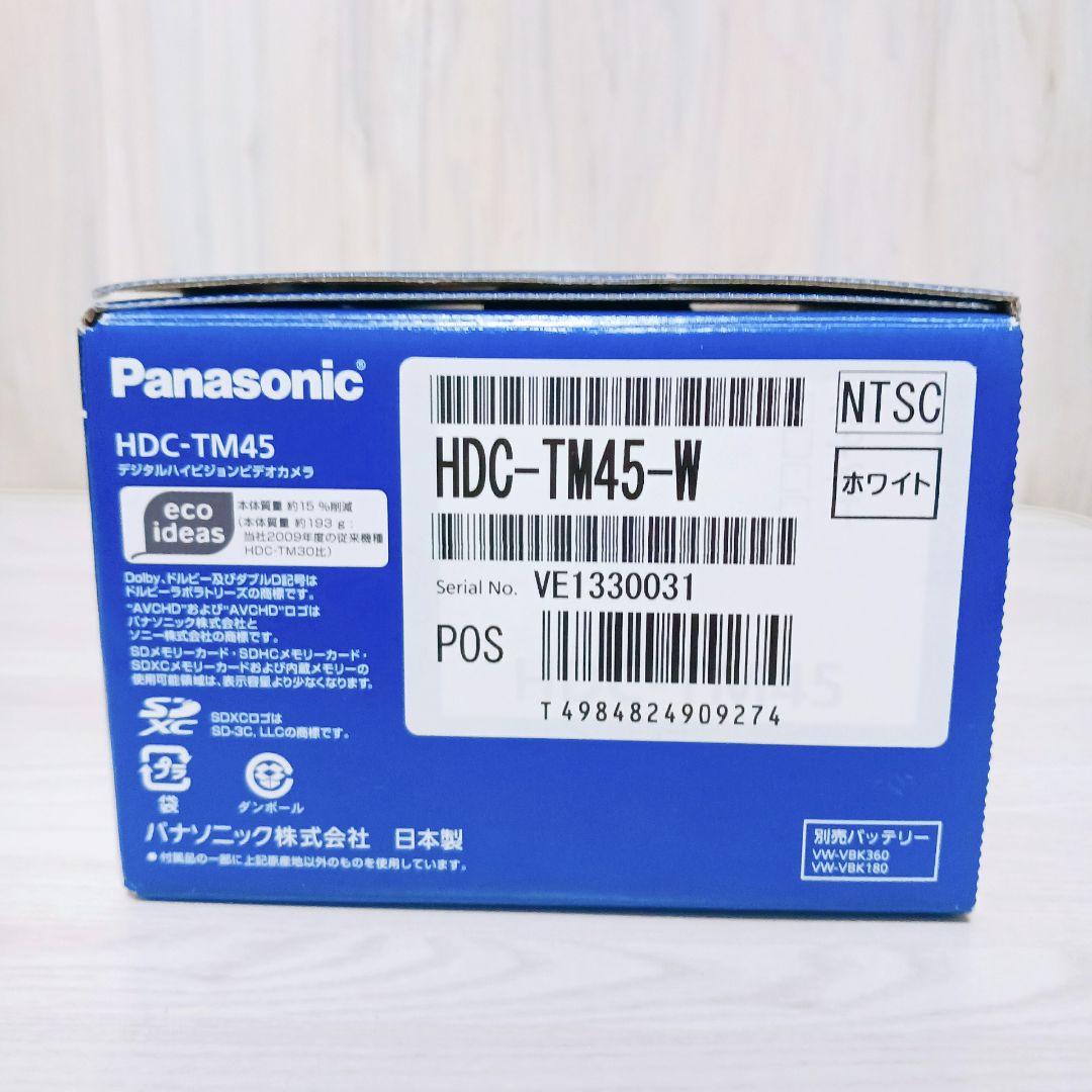 Panasonic　HDC-TM45　デジタルハイビジョンビデオカメラ　箱付き