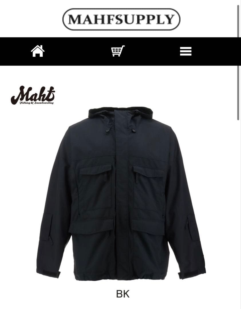 【新品】MAHF マーフ　ユーティリティジャケット ブラック XXL