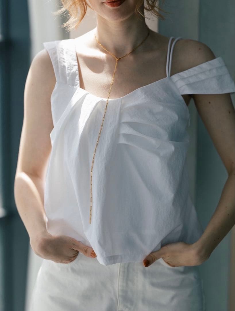 【Pois】新品 Splash setup tops ホワイト　Mサイズ