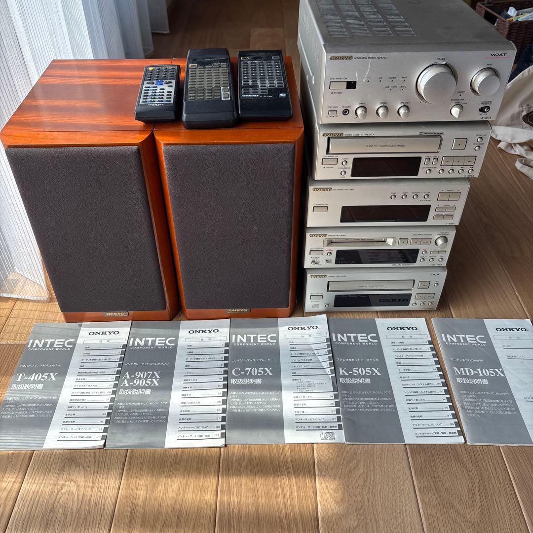 【ONKYO】コンポ（ステレオアンプほか）
