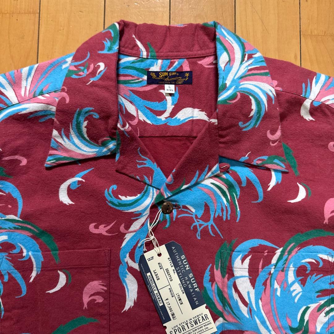 SUNSURF ネルシャツ \"COOK FIGHTING\" SS28759 L