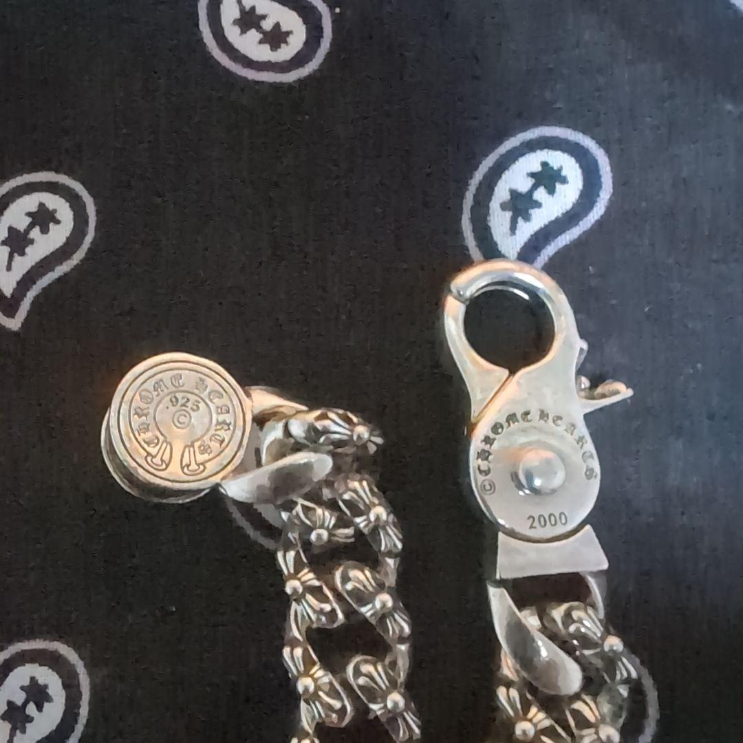 （箱付き.布）クロムハーツ、ブレスレットクロス 925刻印有り