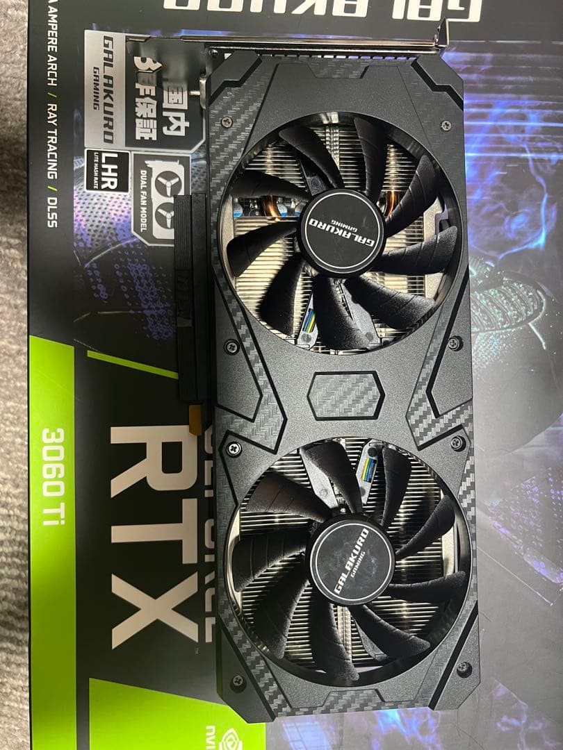 玄人志向 GALAKURO GG-RTX3060Ti-E8GB/DF/LHR